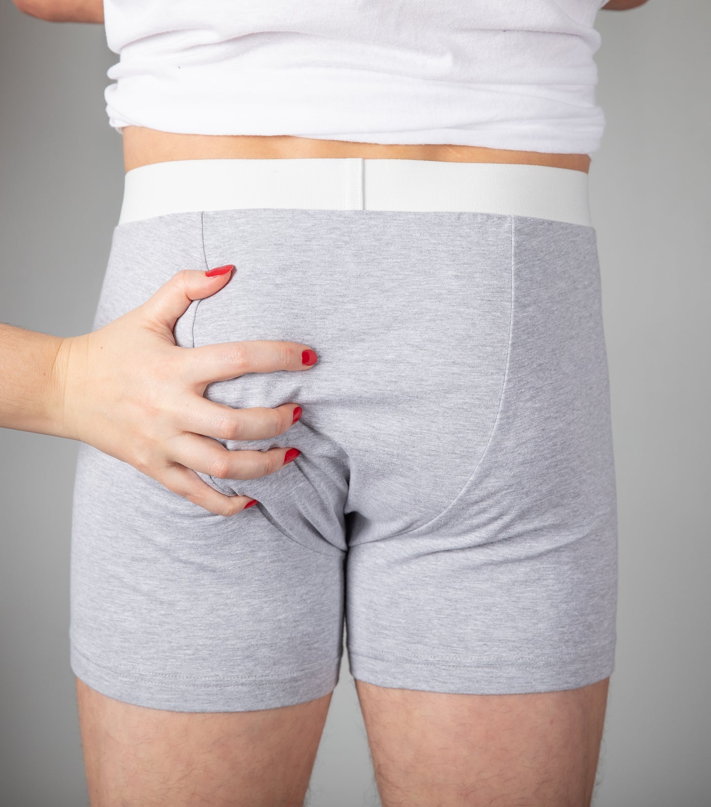 Men’s Organic Cotton Boxer – Light Gray