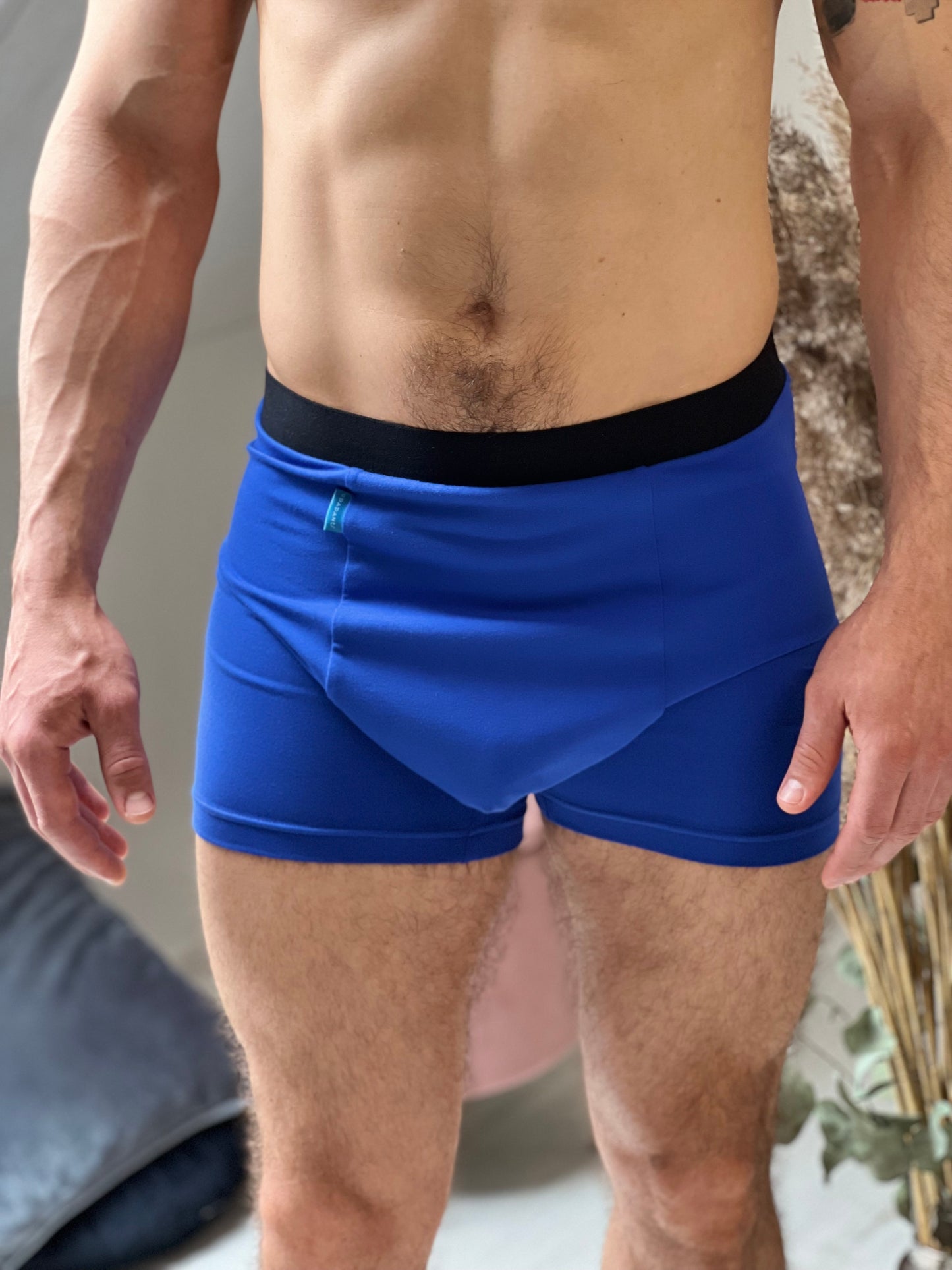 Men’s Organic Cotton Boxer – Cobalt Blue