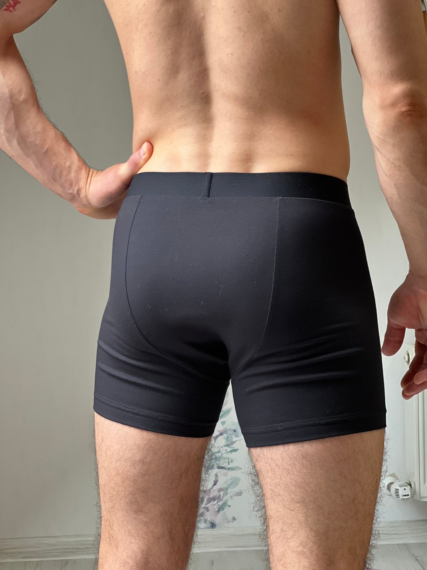 Men’s Organic Cotton Boxer – Black