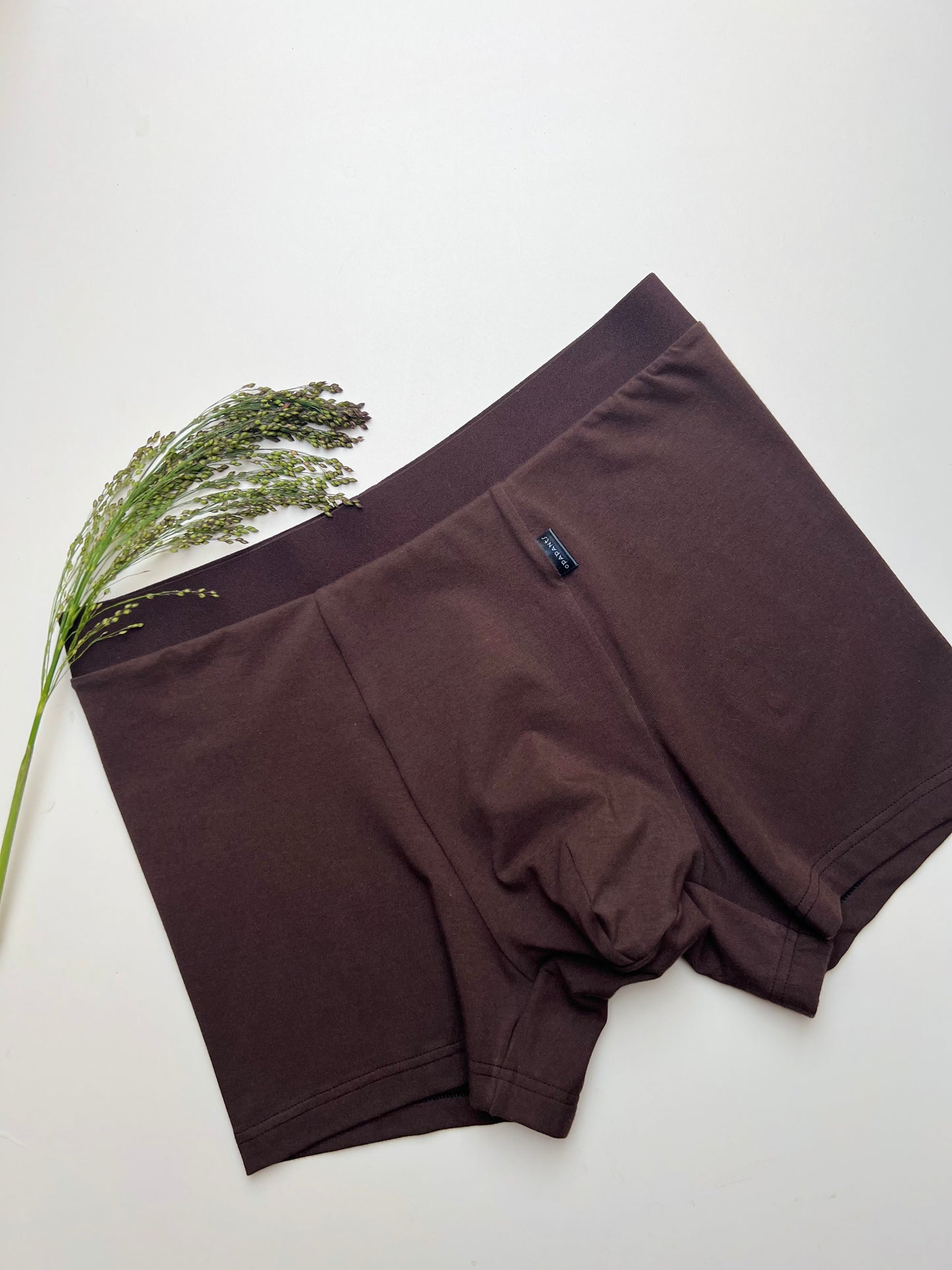NEW model Men’s Seamless Organic Cotton Boxer – Dark Brown