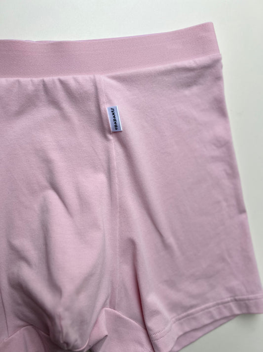 NEW model Men’s Seamless Organic Cotton Boxer – Light Pink