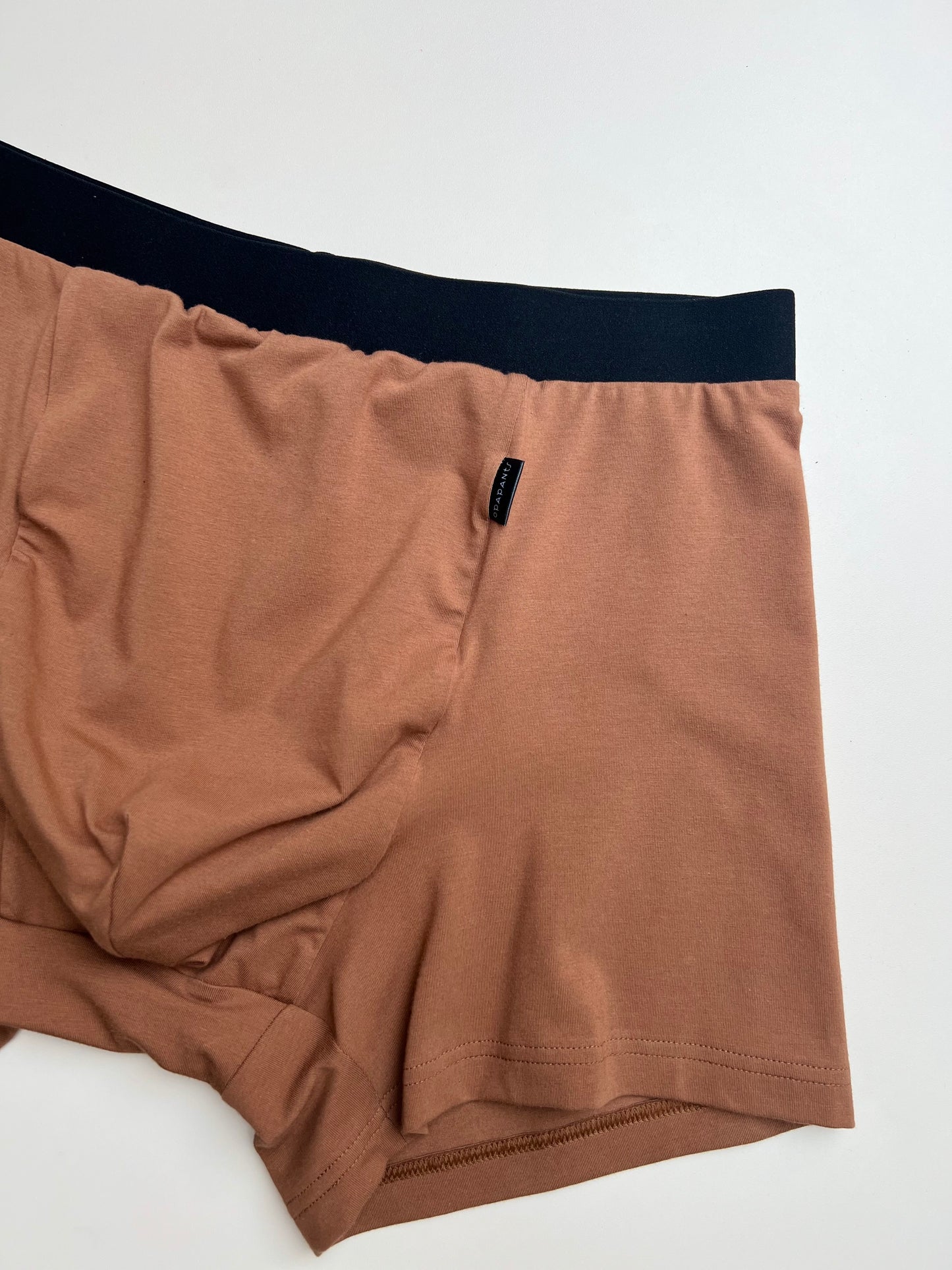 Men’s Organic Cotton Boxer – Cinnamon Brown