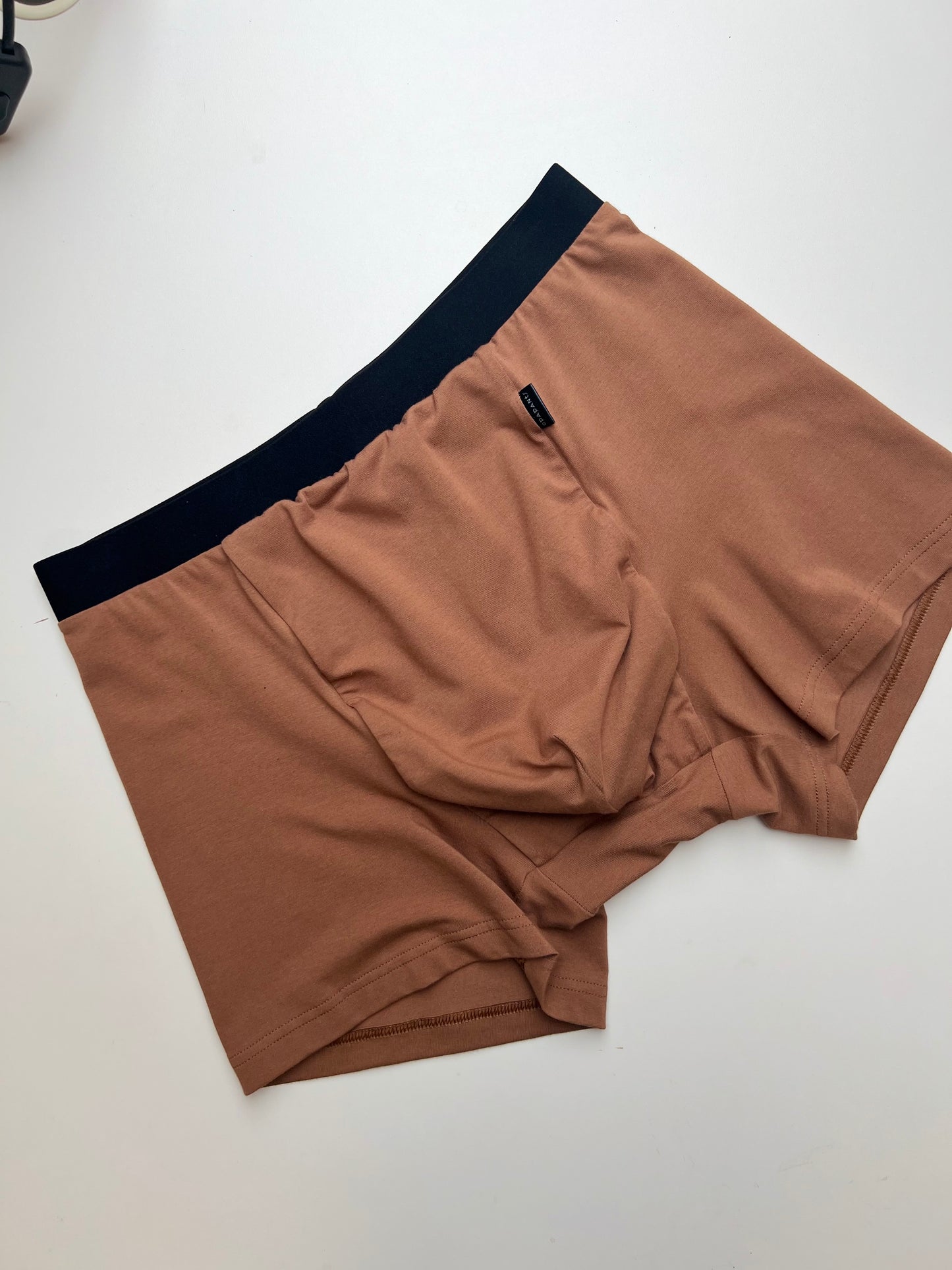 Men’s Organic Cotton Boxer – Cinnamon Brown