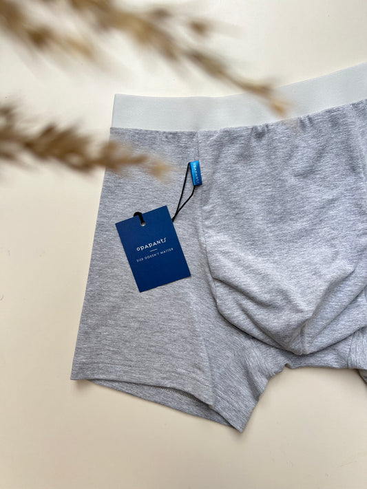 Men’s Organic Cotton Boxer – Light Gray
