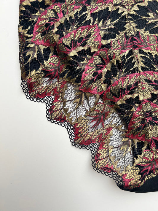 Women’s High-Waist TENCEL™ panties – Black with Lace Back