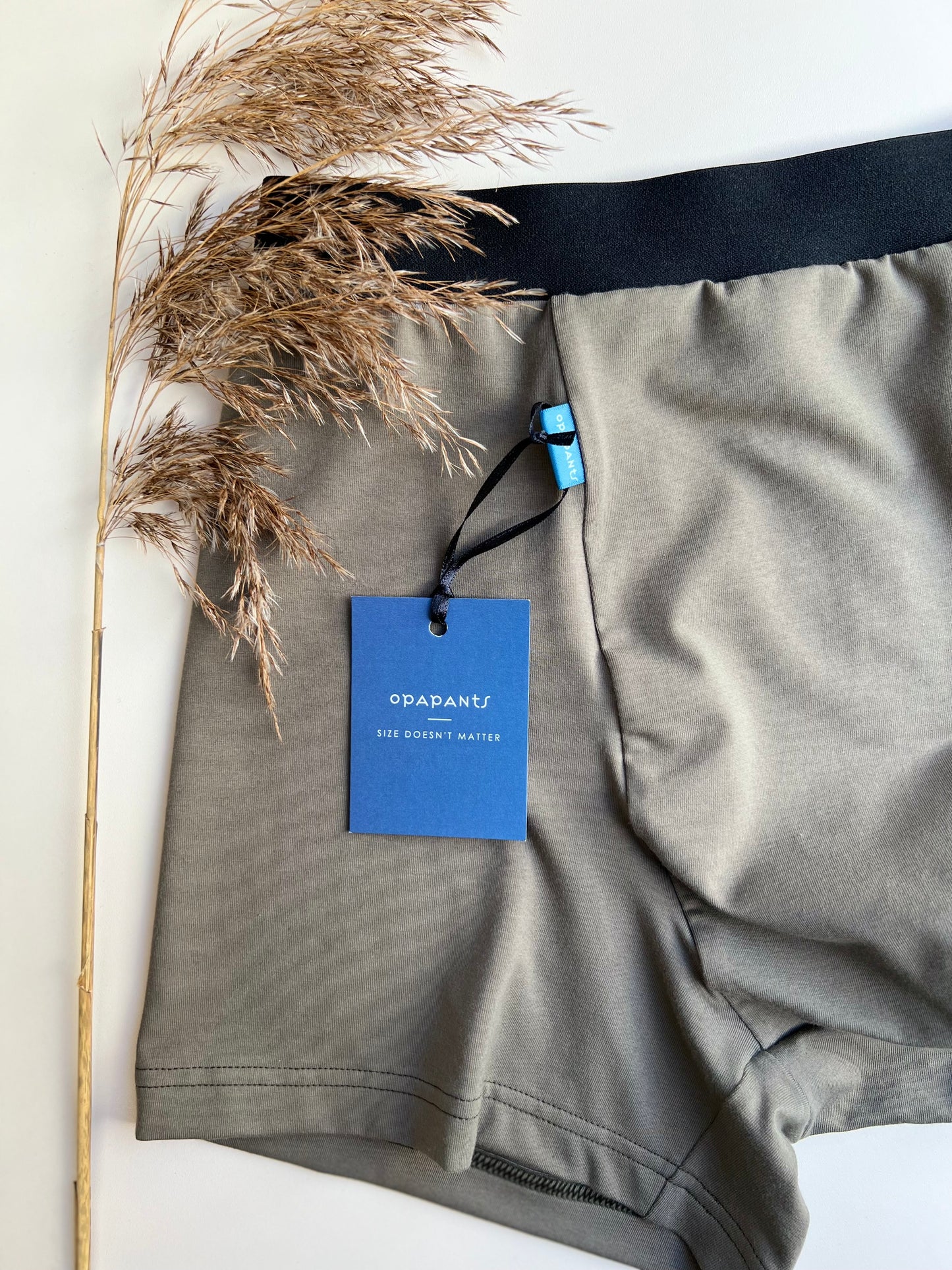 Men’s Organic Cotton Boxer – Khaki I 2 options