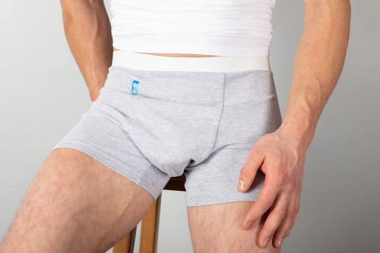 Men’s Organic Cotton Boxer – Light Gray