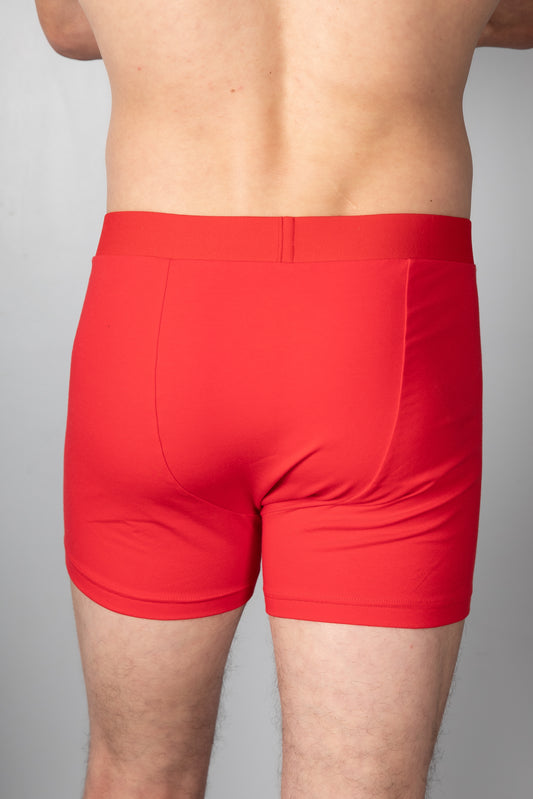 Men’s Organic Cotton Boxer – Red