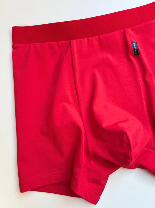 NEW model Men’s Seamless Organic Cotton Boxer – Red